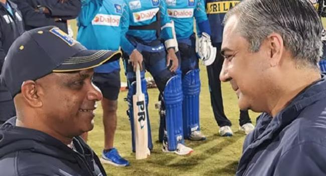 PCB Chairman Meets Sri Lanka Team